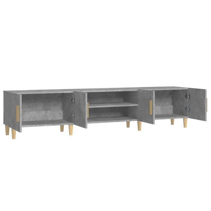 Tv Cabinet Concrete Grey 180X31.5X40 Cm Engineered Wood Nolxlb
