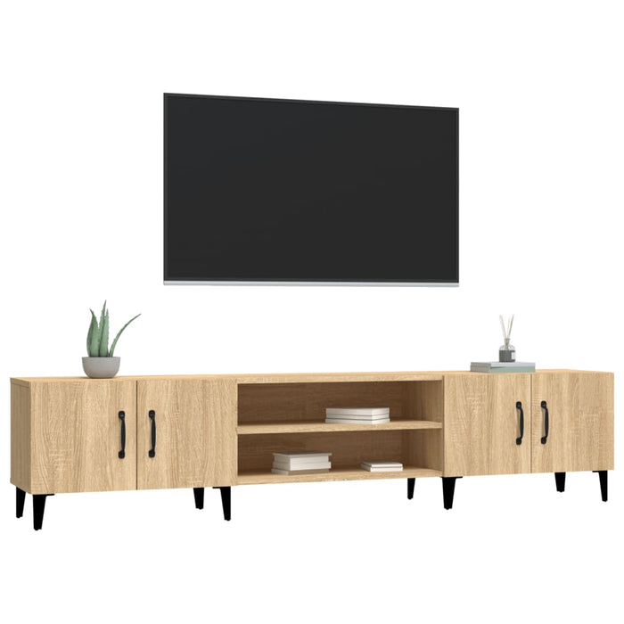 Tv Cabinet Sonoma Oak 180X31.5X40 Cm Engineered Wood Nolxli