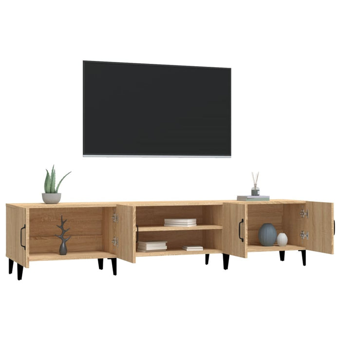 Tv Cabinet Sonoma Oak 180X31.5X40 Cm Engineered Wood Nolxli