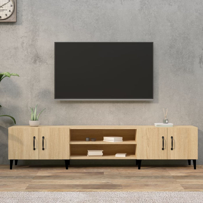 Tv Cabinet Sonoma Oak 180X31.5X40 Cm Engineered Wood Nolxli