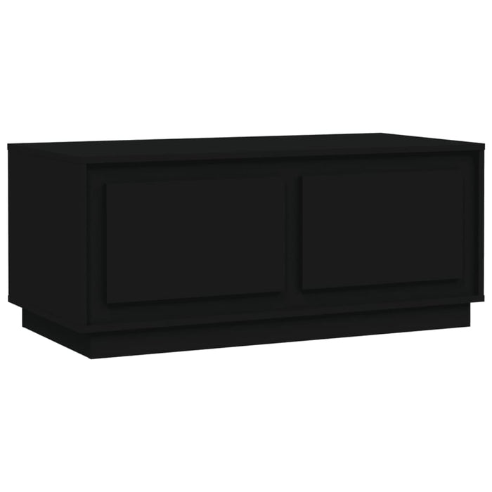 Coffee Table Black 102X50X44 Cm Engineered Wood Noknii