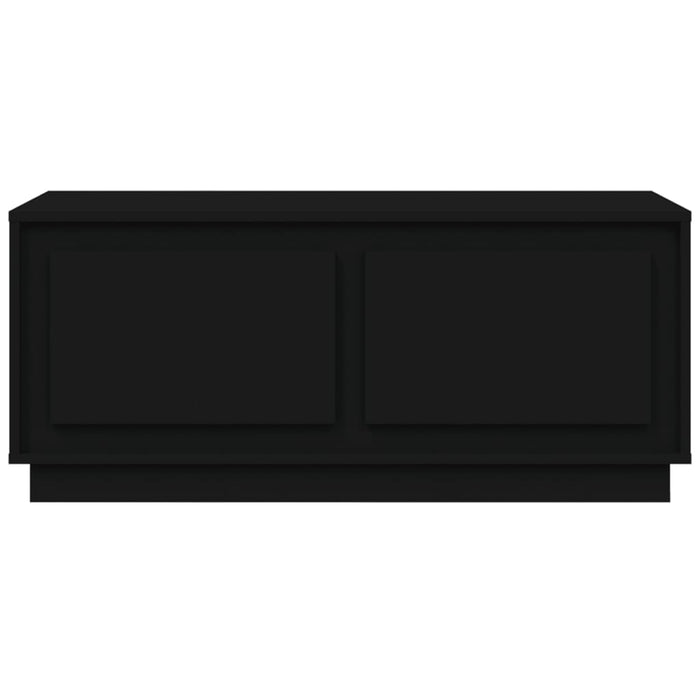 Coffee Table Black 102X50X44 Cm Engineered Wood Noknii