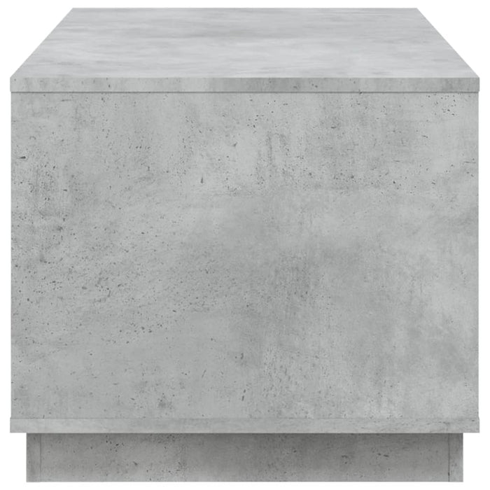 Coffee Table Concrete Grey 102X50X44 Cm Engineered Wood Noknnb