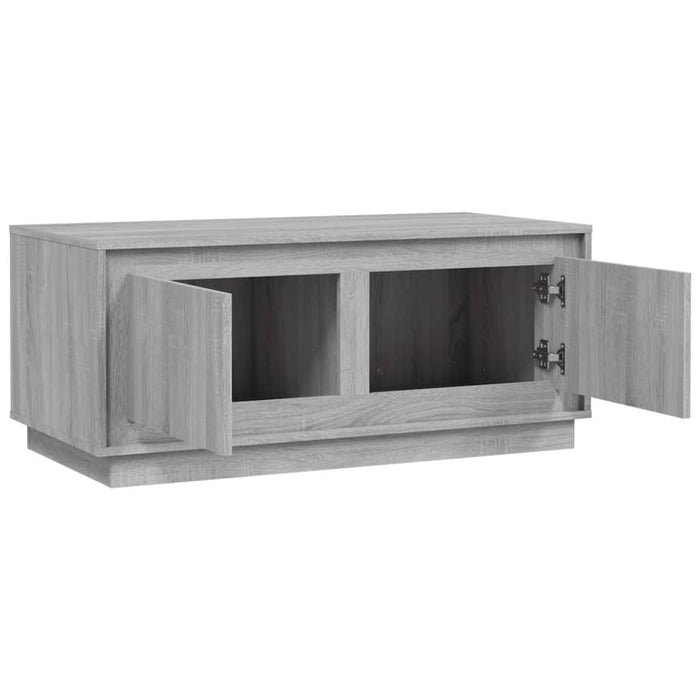 Coffee Table Grey Sonoma 102X50X44 Cm Engineered Wood Noknnx