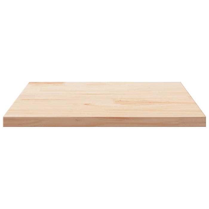Table Top 70X70X2.5 Cm Solid Wood Pine Square Nxatnp