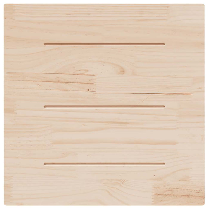 Table Top 70X70X2.5 Cm Solid Wood Pine Square Nxatnp