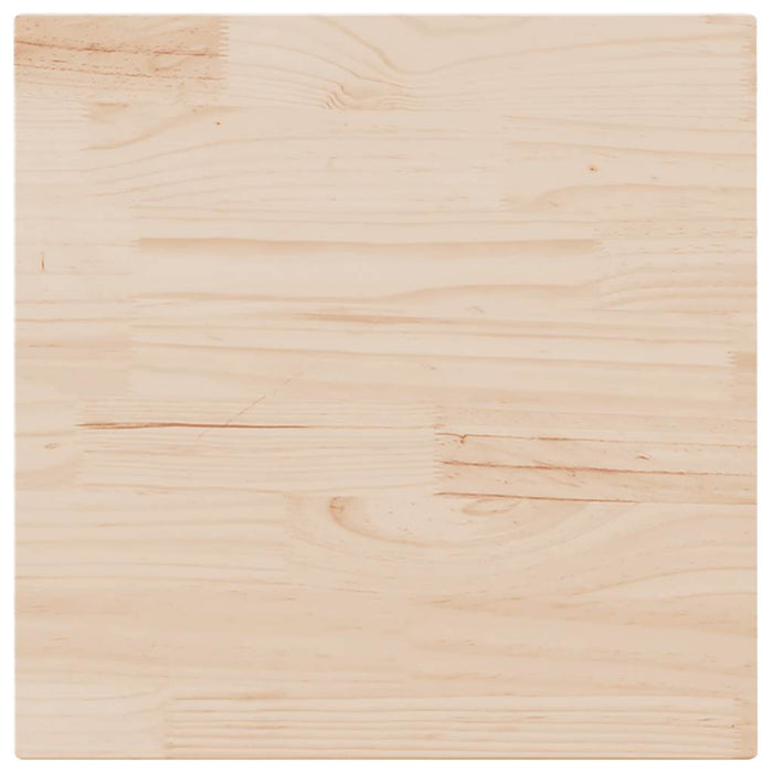 Table Top 70X70X2.5 Cm Solid Wood Pine Square Nxatnp