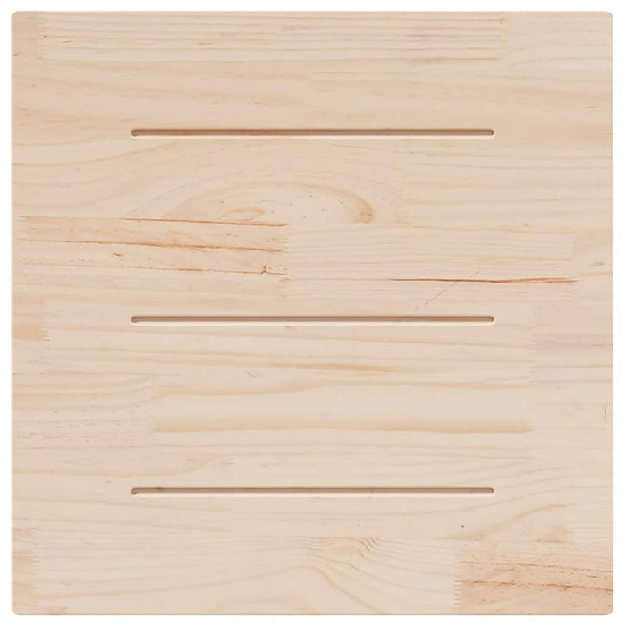 Table Top 80X80X2.5 Cm Solid Wood Pine Square Nxatkb
