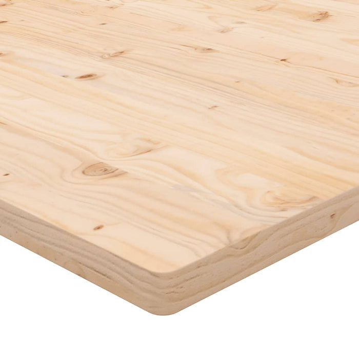 Table Top 110X55X2.5 Cm Solid Wood Pine Rectangular Nxaaob