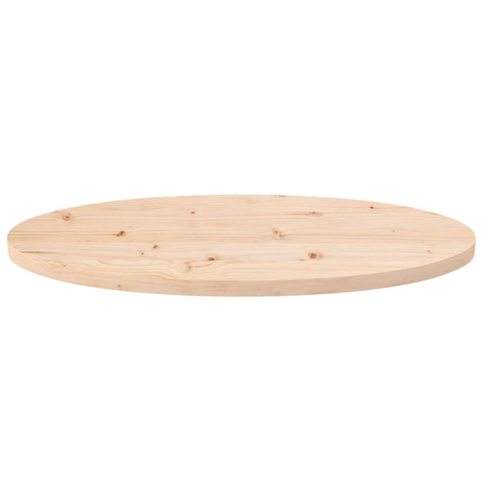 Table Top 70X35X2.5 Cm Solid Wood Pine Oval Nxatop