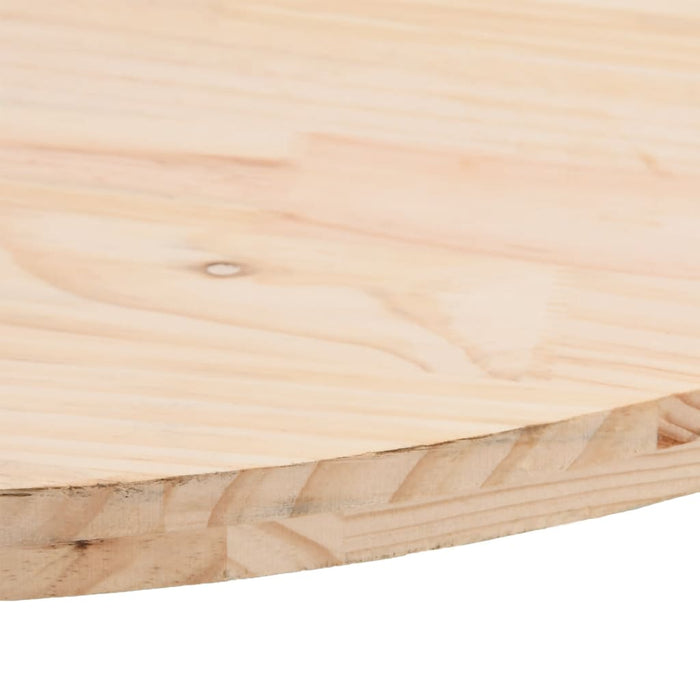 Table Top 70X35X2.5 Cm Solid Wood Pine Oval Nxatop
