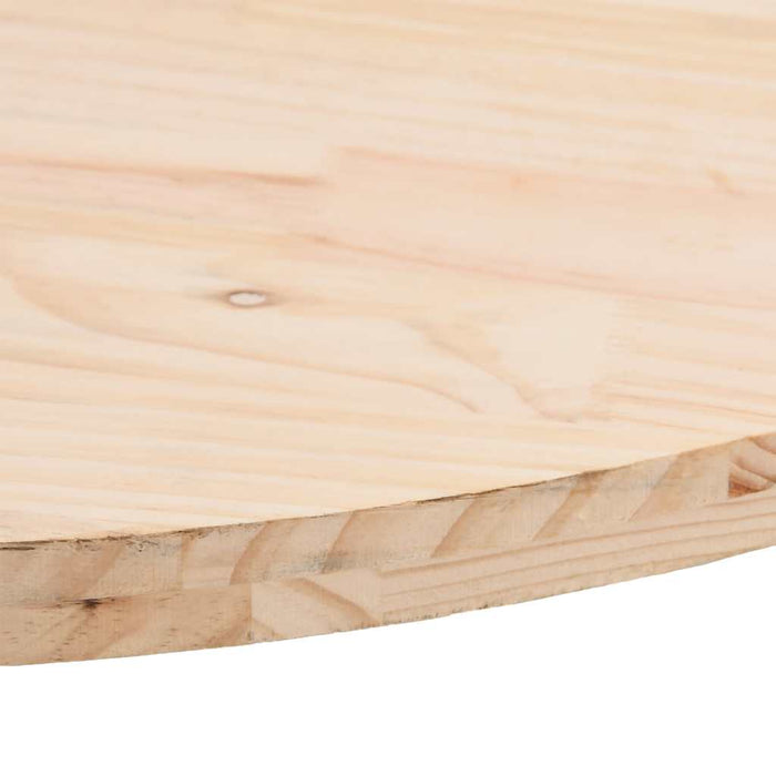 Table Top 90X45X2.5 Cm Solid Wood Pine Oval Nxatpp