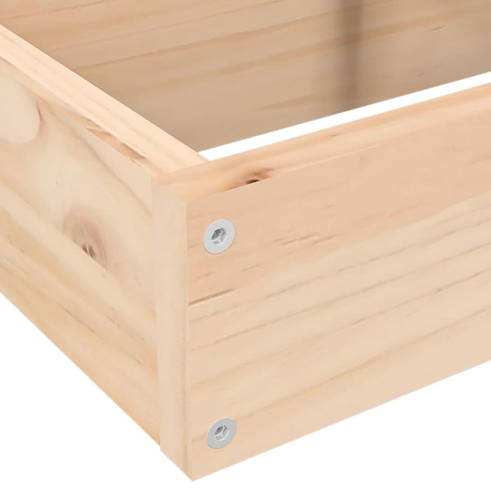 Garden Planter 4-Tier 80.5X79X36 Cm Solid Wood Pine Nxptoi