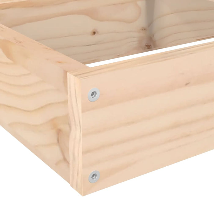 Garden Planter 4-Tier 106X104.5X36 Cm Solid Wood Pine Nxptxa