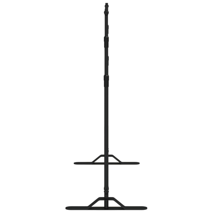 Backdrop Stands 2 Pcs Black 254X243 Cm Steel Toniall