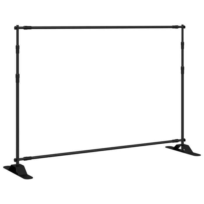 Backdrop Stands 2 Pcs Black 305X243 Cm Steel Toniali