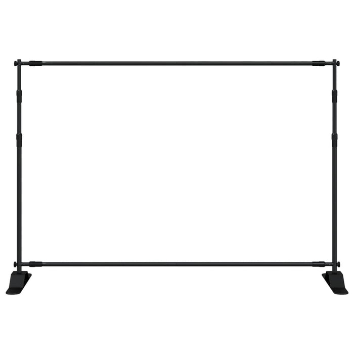 Backdrop Stands 2 Pcs Black 305X243 Cm Steel Toniali