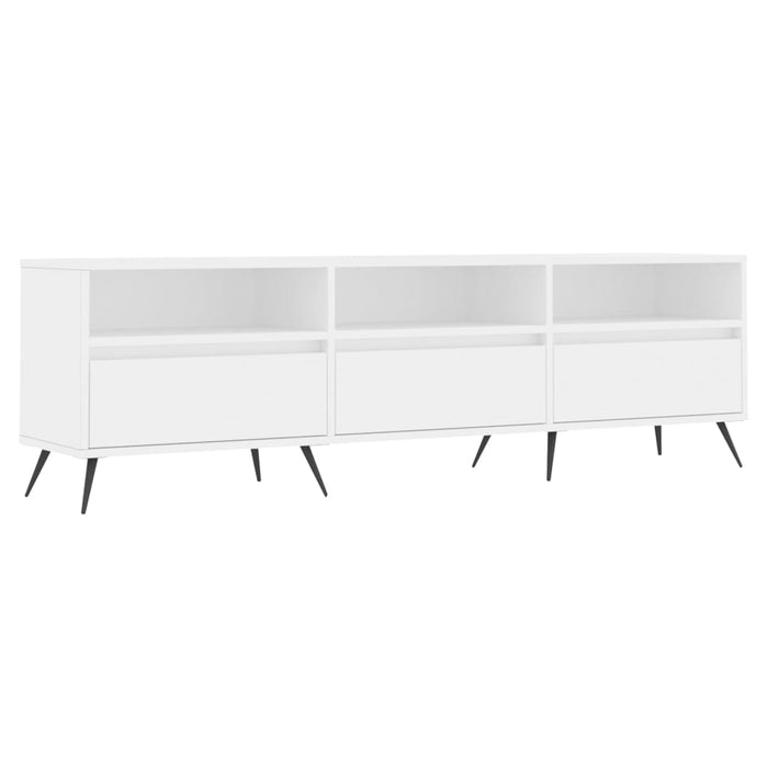 Tv Cabinet White 150X30X44.5 Cm Engineered Wood Ntoxpx
