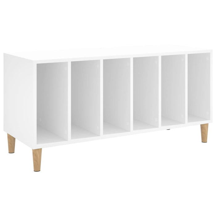 Record Cabinet White 100X38X48 Cm Engineered Wood Ntokit