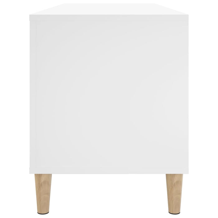 Record Cabinet White 100X38X48 Cm Engineered Wood Ntokit