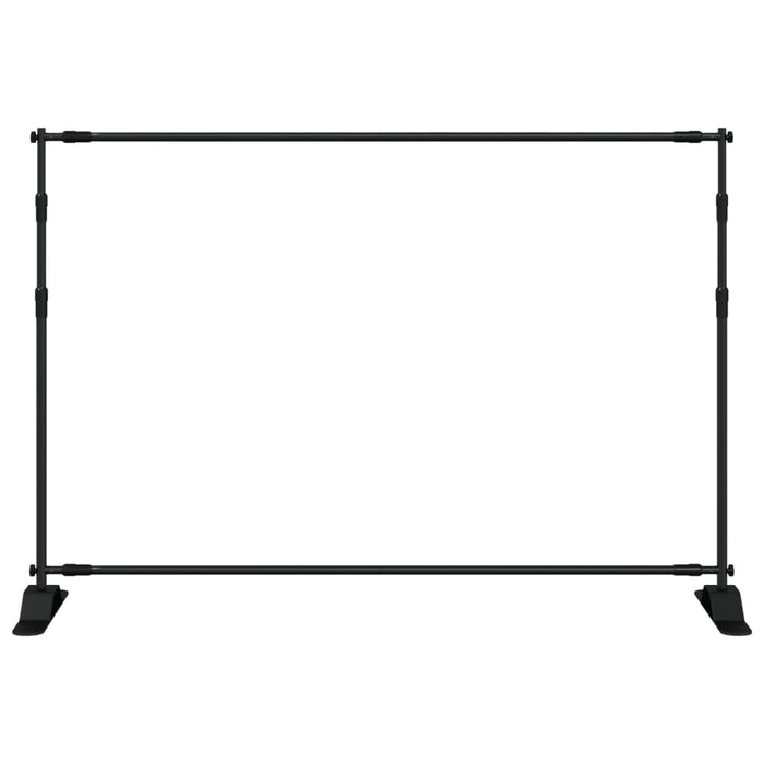Backdrop Stand Black 305X243 Cm Steel Okbxln