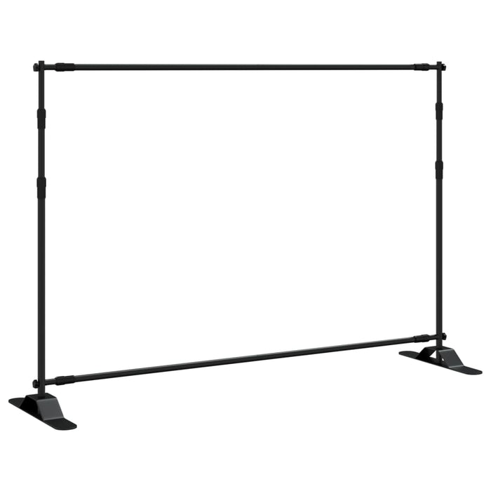 Backdrop Stand Black 305X243 Cm Steel Okbxln
