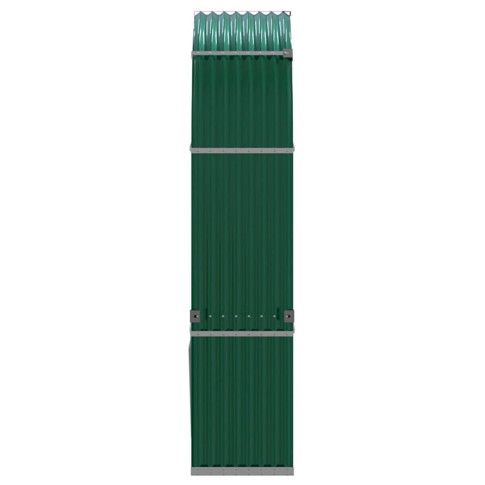 Log Holder Green 120X45X210 Cm Galvanised Steel Tlapax