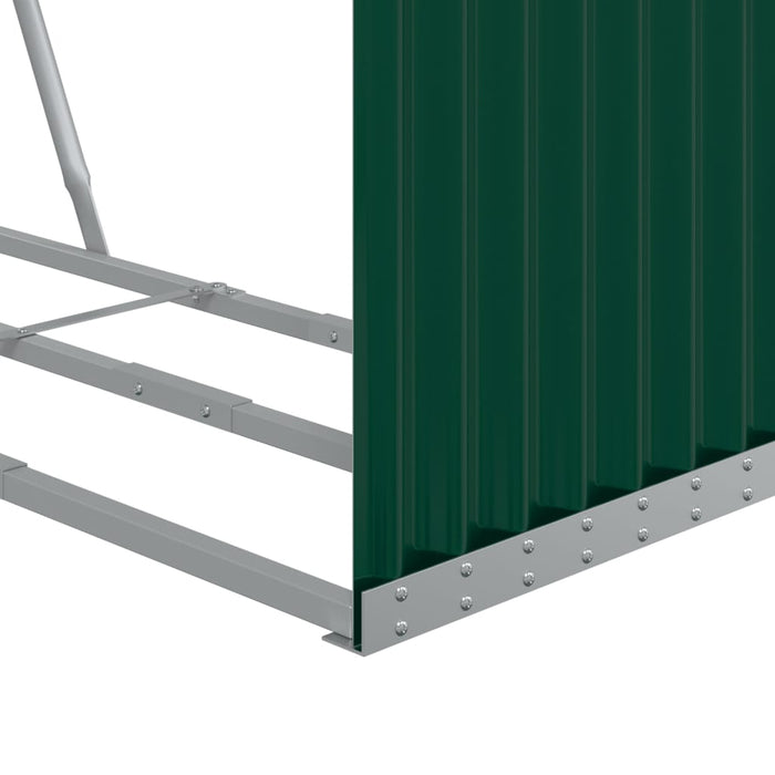 Log Holder Green 120X45X210 Cm Galvanised Steel Tlapax