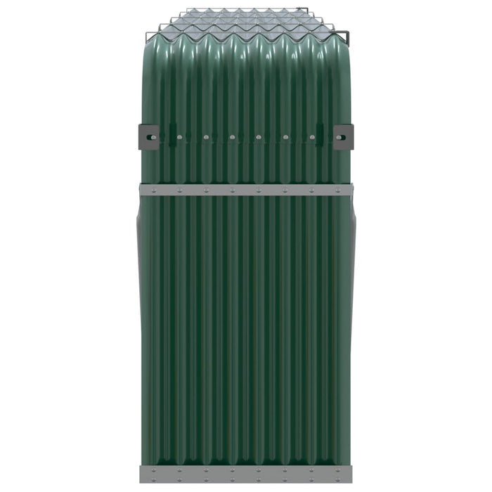 Log Holder Green 300X45X100 Cm Galvanised Steel Tlapal