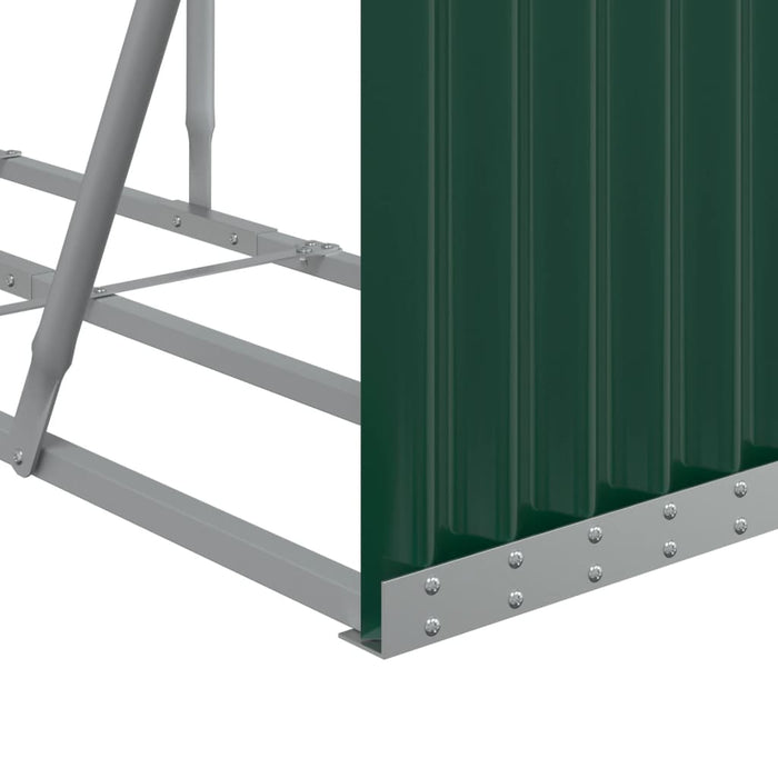 Log Holder Green 300X45X100 Cm Galvanised Steel Tlapal