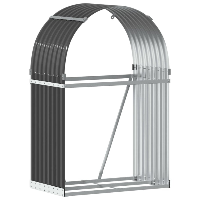 Log Holder Anthracite 80X45X120 Cm Galvanised Steel Tlappk