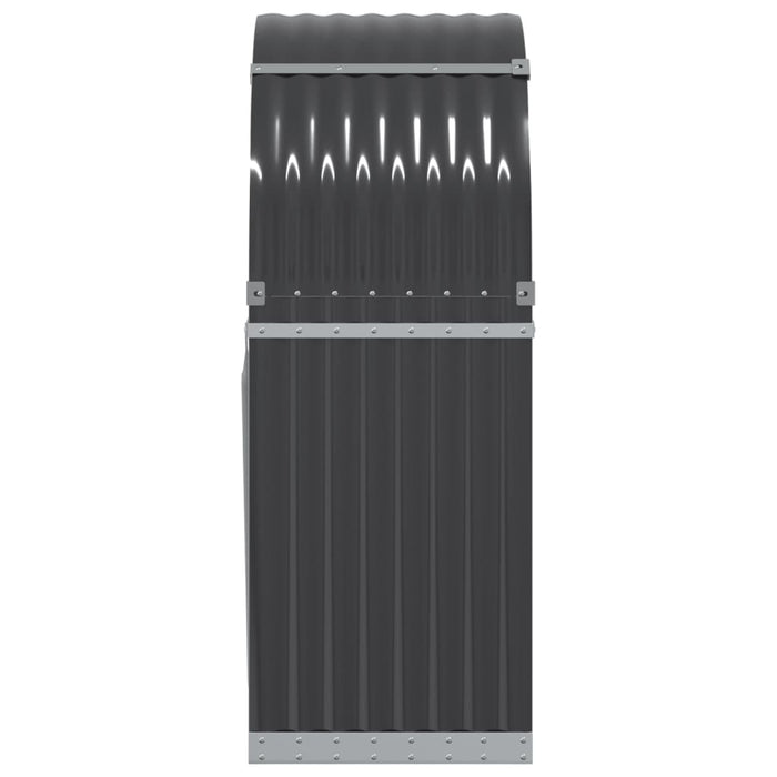 Log Holder Anthracite 80X45X120 Cm Galvanised Steel Tlappk