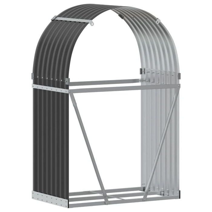 Log Holder Anthracite 80X45X120 Cm Galvanised Steel Tlappk