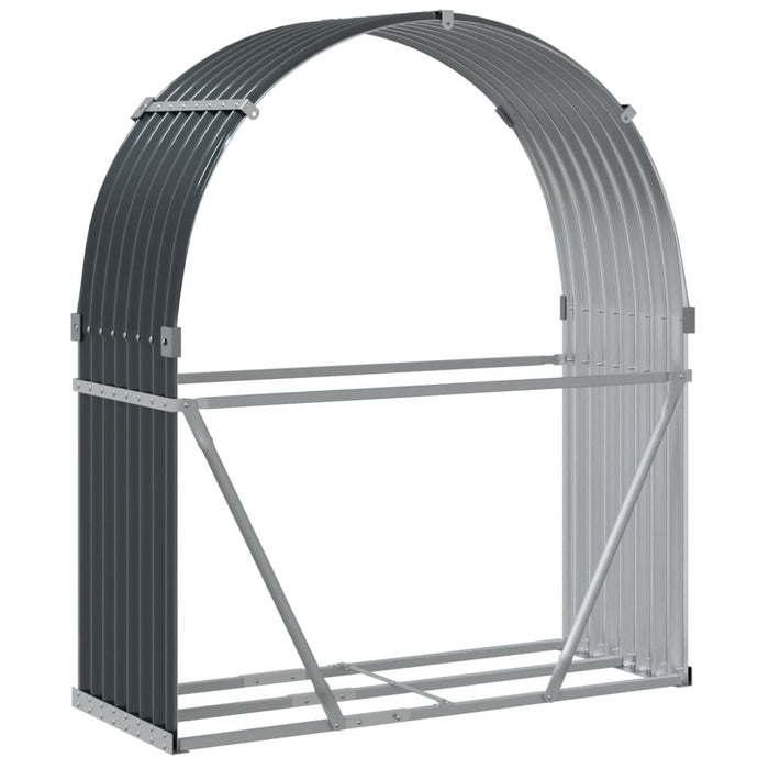 Log Holder Anthracite 120X45X140 Cm Galvanised Steel Tlaplo