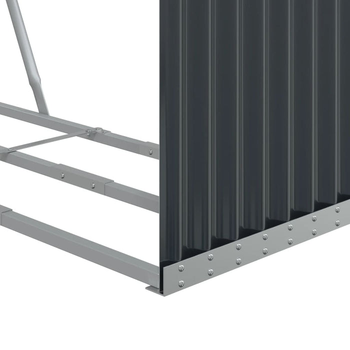 Log Holder Anthracite 120X45X140 Cm Galvanised Steel Tlaplo