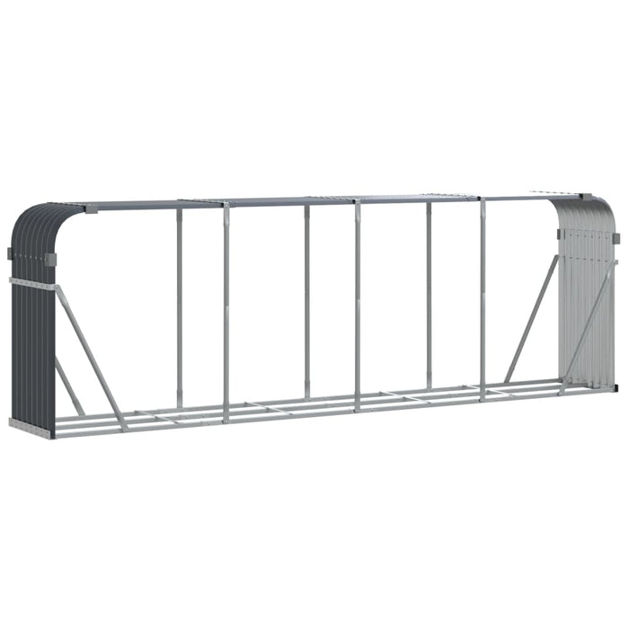 Log Holder Anthracite 300X45X100 Cm Galvanised Steel Tlapll
