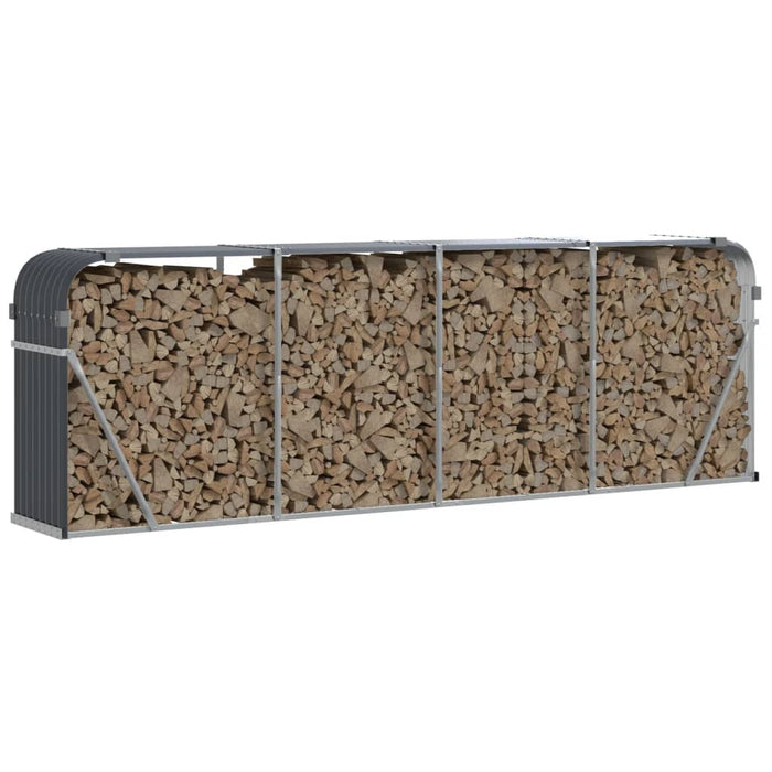 Log Holder Anthracite 300X45X100 Cm Galvanised Steel Tlapll