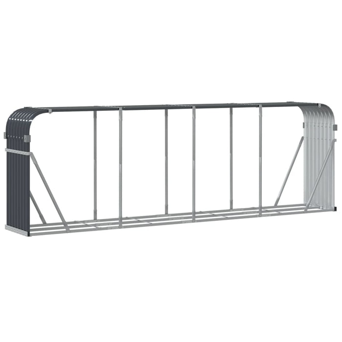 Log Holder Anthracite 300X45X100 Cm Galvanised Steel Tlapll