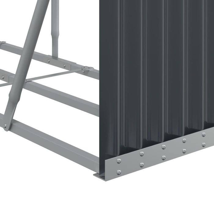 Log Holder Anthracite 300X45X100 Cm Galvanised Steel Tlapll