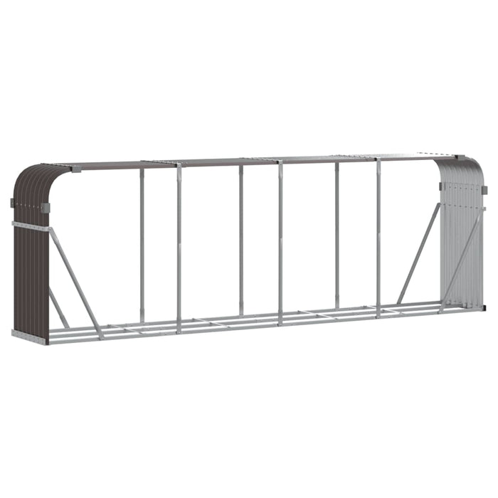 Log Holder Brown 300X45X100 Cm Galvanised Steel Tlapil