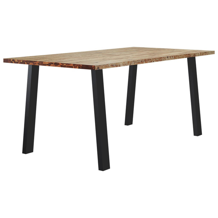 Dining Table 150X90X75 Cm Solid Wood Acacia Tptxkn