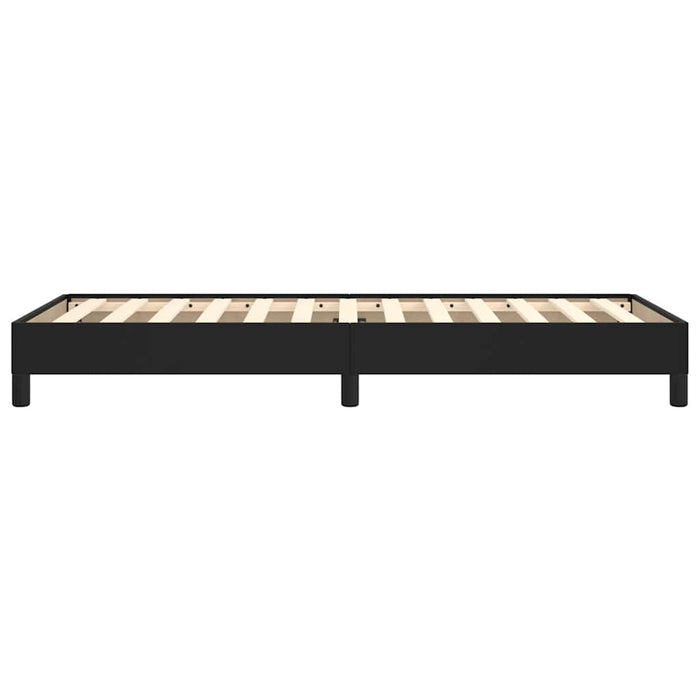 King Single Size Bed Frame Without Mattress Black Faux Leather Tppipp