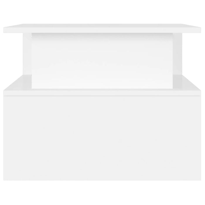 Coffee Table White 90X55X42.5 Cm Engineered Wood Ntaxin