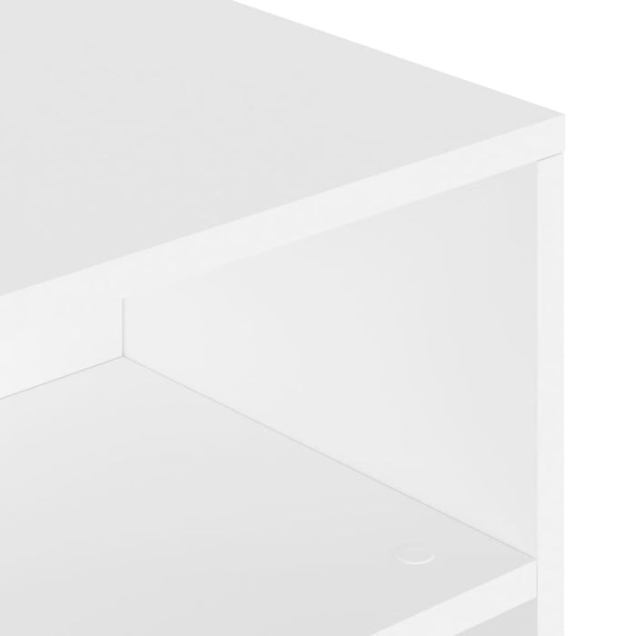 Coffee Table White 90X55X42.5 Cm Engineered Wood Ntaxin