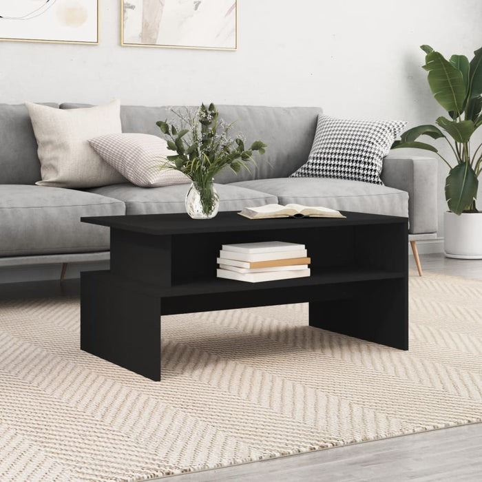 Coffee Table Black 90X55X42.5 Cm Engineered Wood Ntaxik