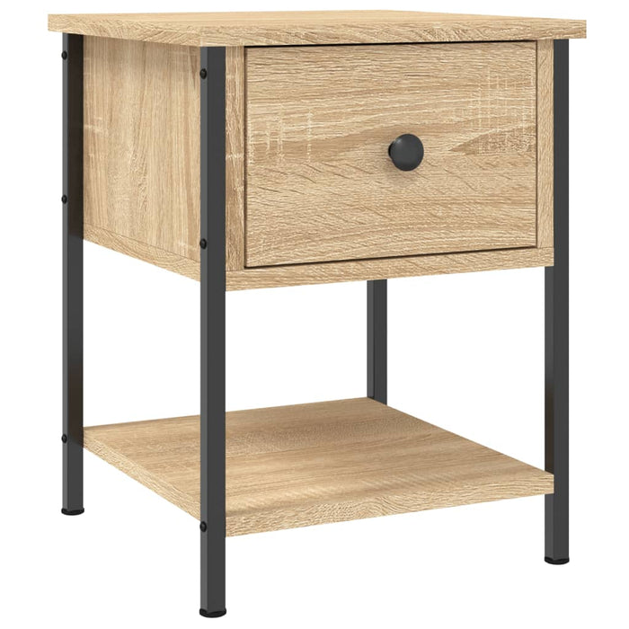 Bedside Tables 2 Pcs Sonoma Oak 34X35.5X45 Cm Engineered Wood Nxpnpl