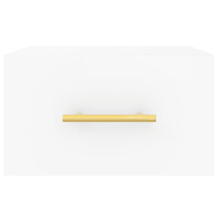 Wall-Mounted Bedside Cabinet White 35X35X20 Cm Nxkinn