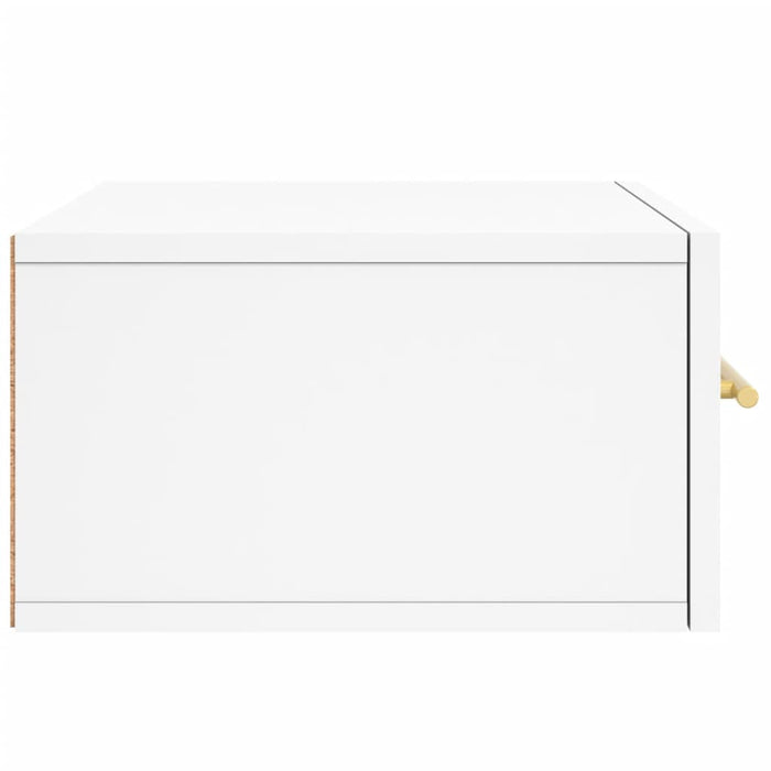 Wall-Mounted Bedside Cabinet White 35X35X20 Cm Nxkinn