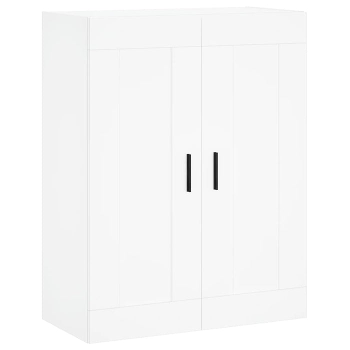 Wall Mounted Cabinet White 69.5X34X90 Cm Engineered Wood Ntbtkl
