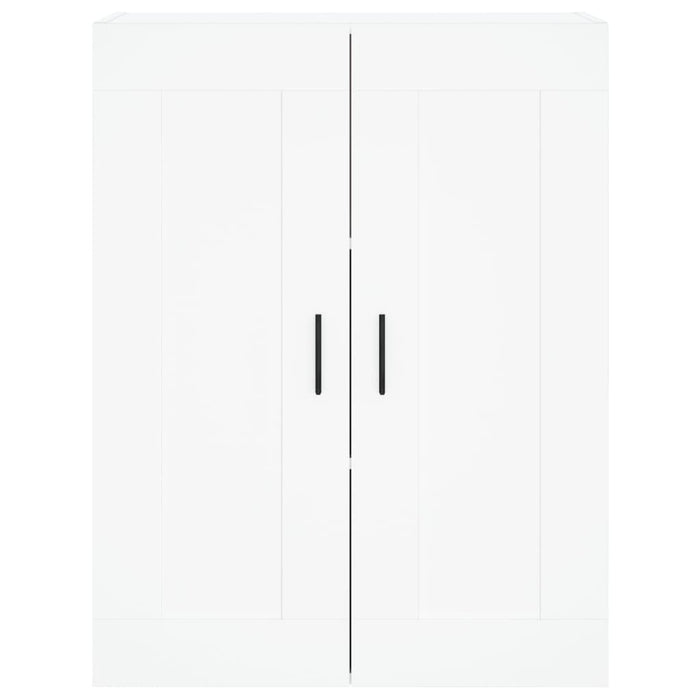 Wall Mounted Cabinet White 69.5X34X90 Cm Engineered Wood Ntbtkl